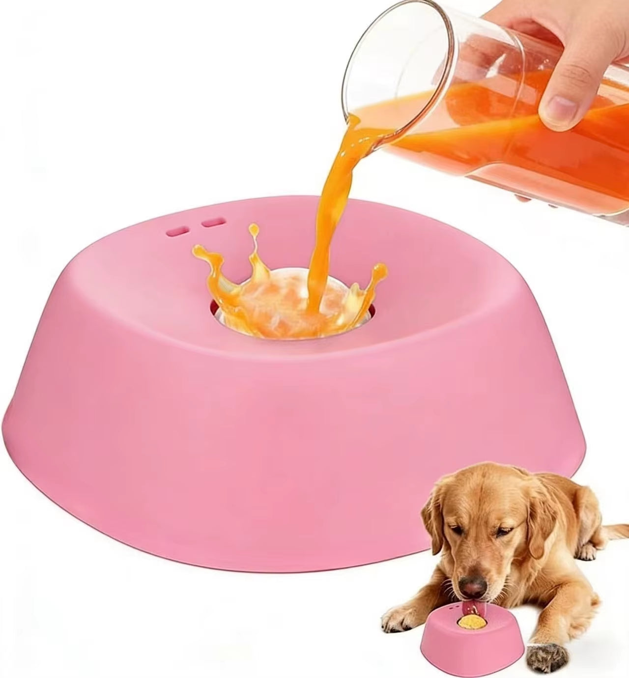 Slow Feeder Dog Bowl for Fast Eaters – Anti-Choking & Digestive Aid