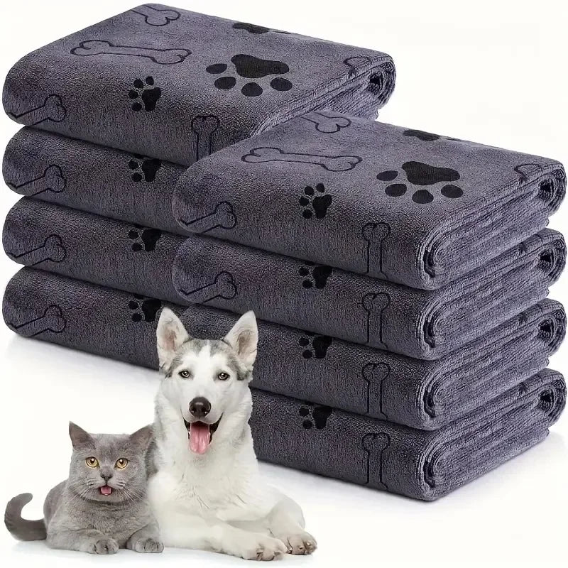Ultra Absorbent Dog & Cat Drying Towel for Bathing and Grooming