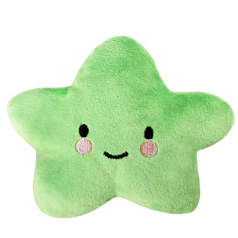 Squeaky Plush Star Dog Toy for Small Dogs and Puppies – Soft Interactive Toy