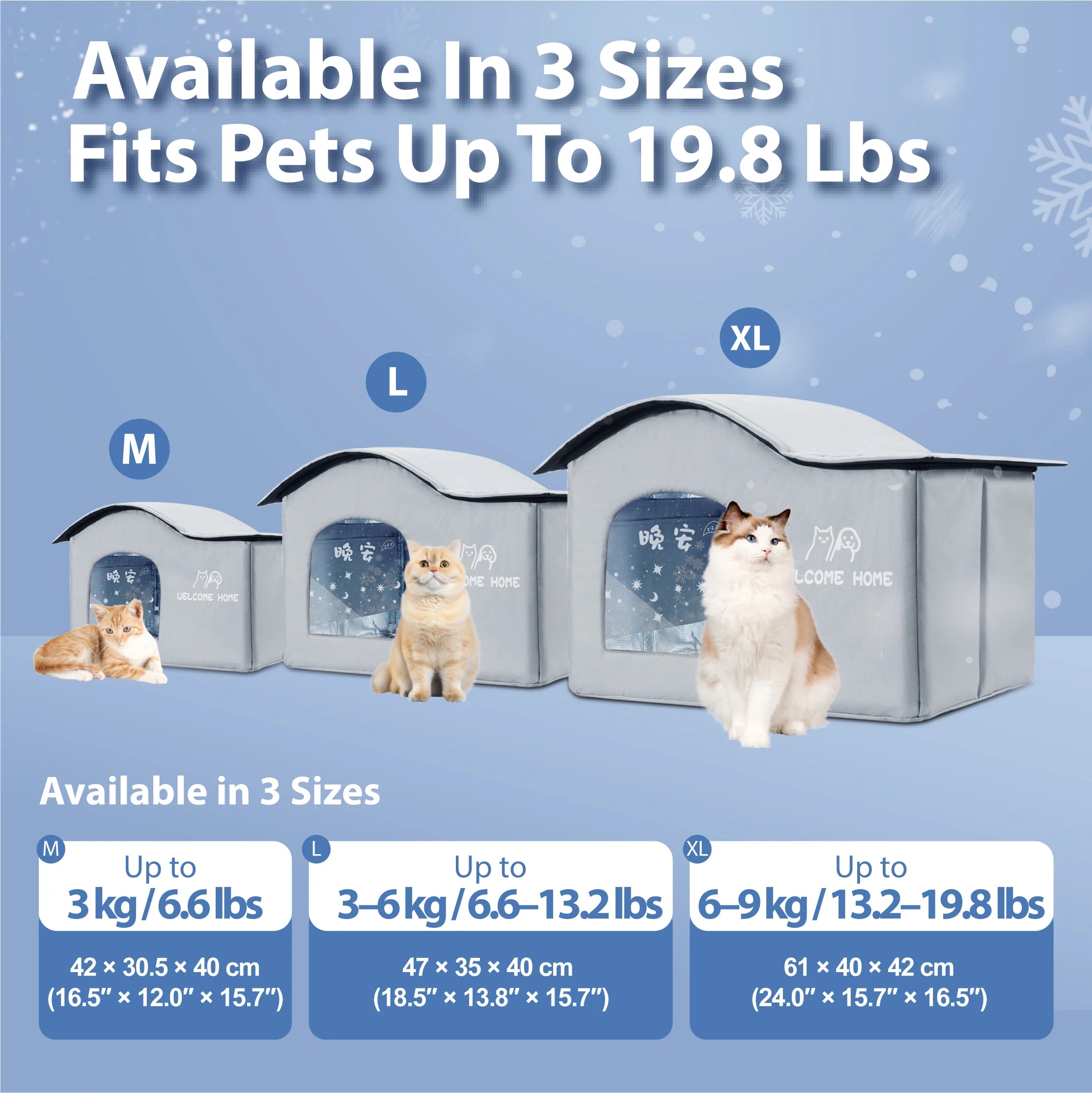 Cooling Pet House Bed for Dogs & Cats | Summer Ice House with Breathable Oxford Fabric