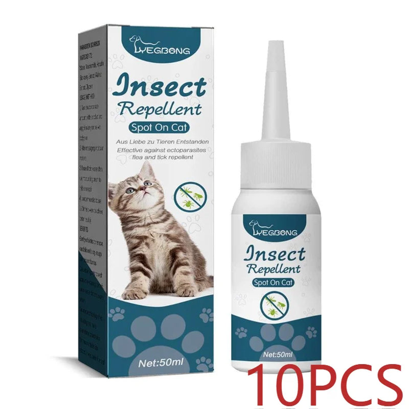 Flea and Tick Treatment Drops for Dogs and Cats – Fast Acting Protection