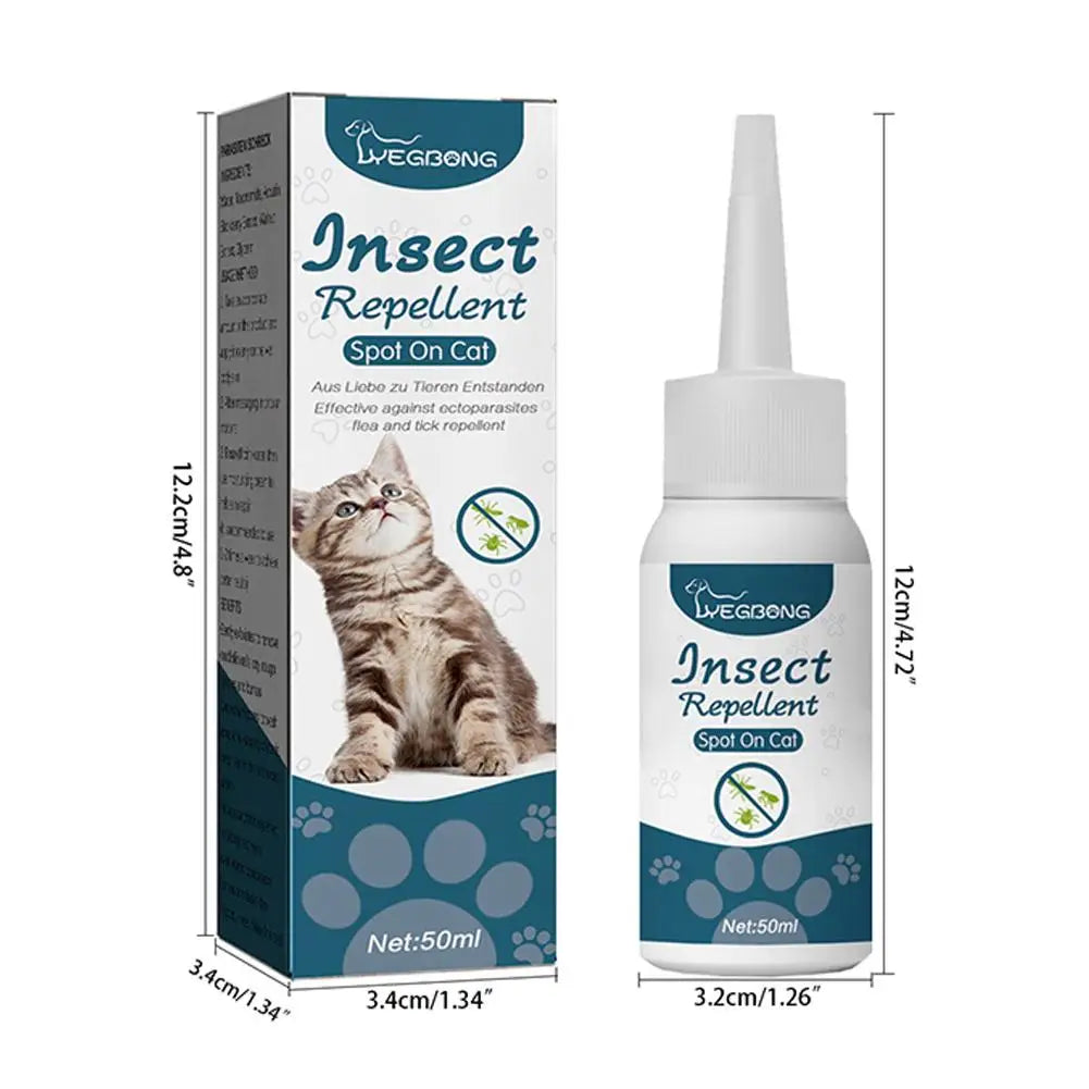 Flea and Tick Treatment Drops for Dogs and Cats – Fast Acting Protection