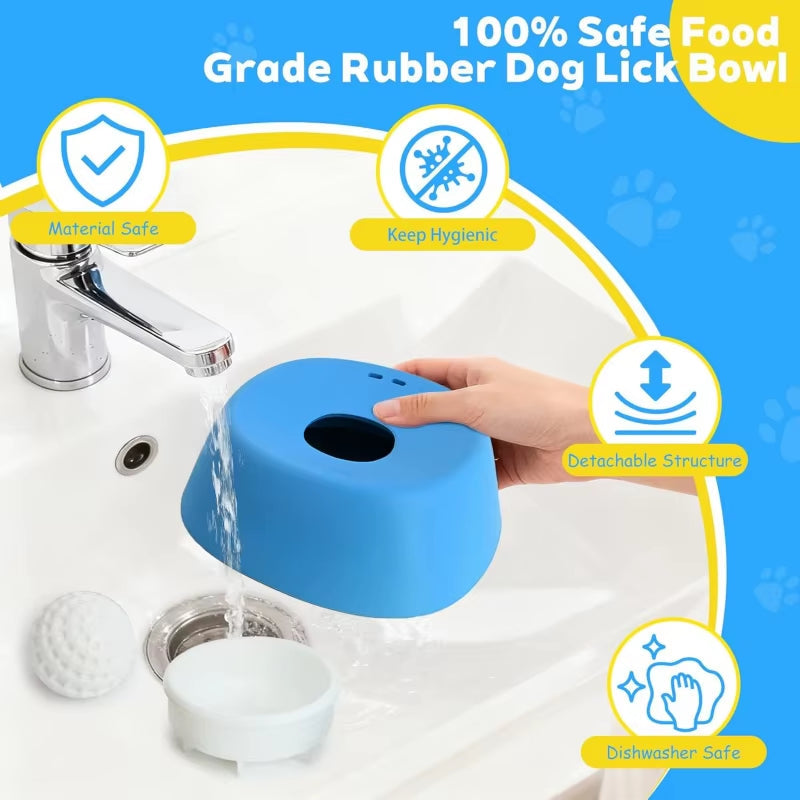 Slow Feeder Dog Bowl for Fast Eaters – Anti-Choking & Digestive Aid