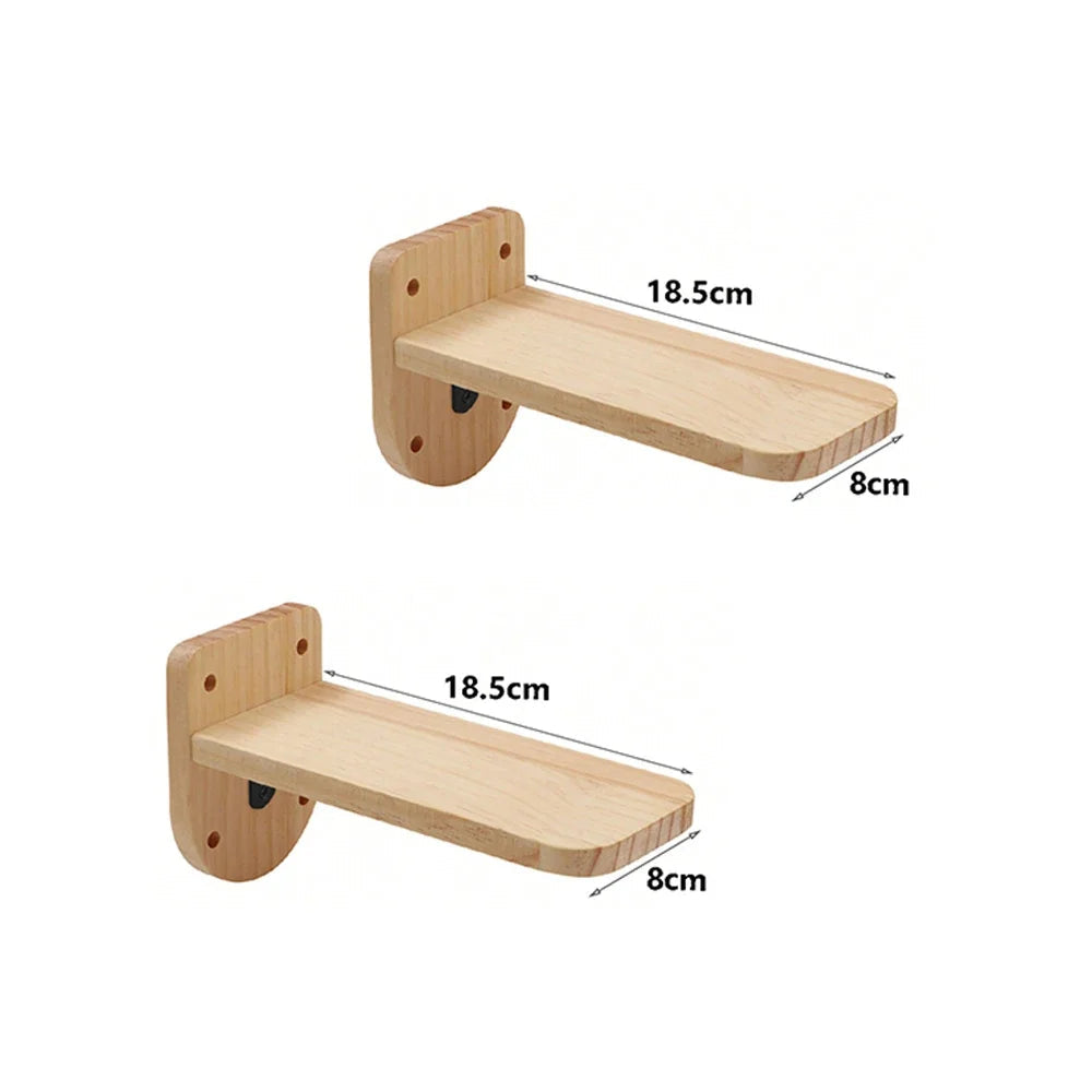 Cat Wall Shelves and Climbing Steps for Indoor Cats – Space Saving Furniture