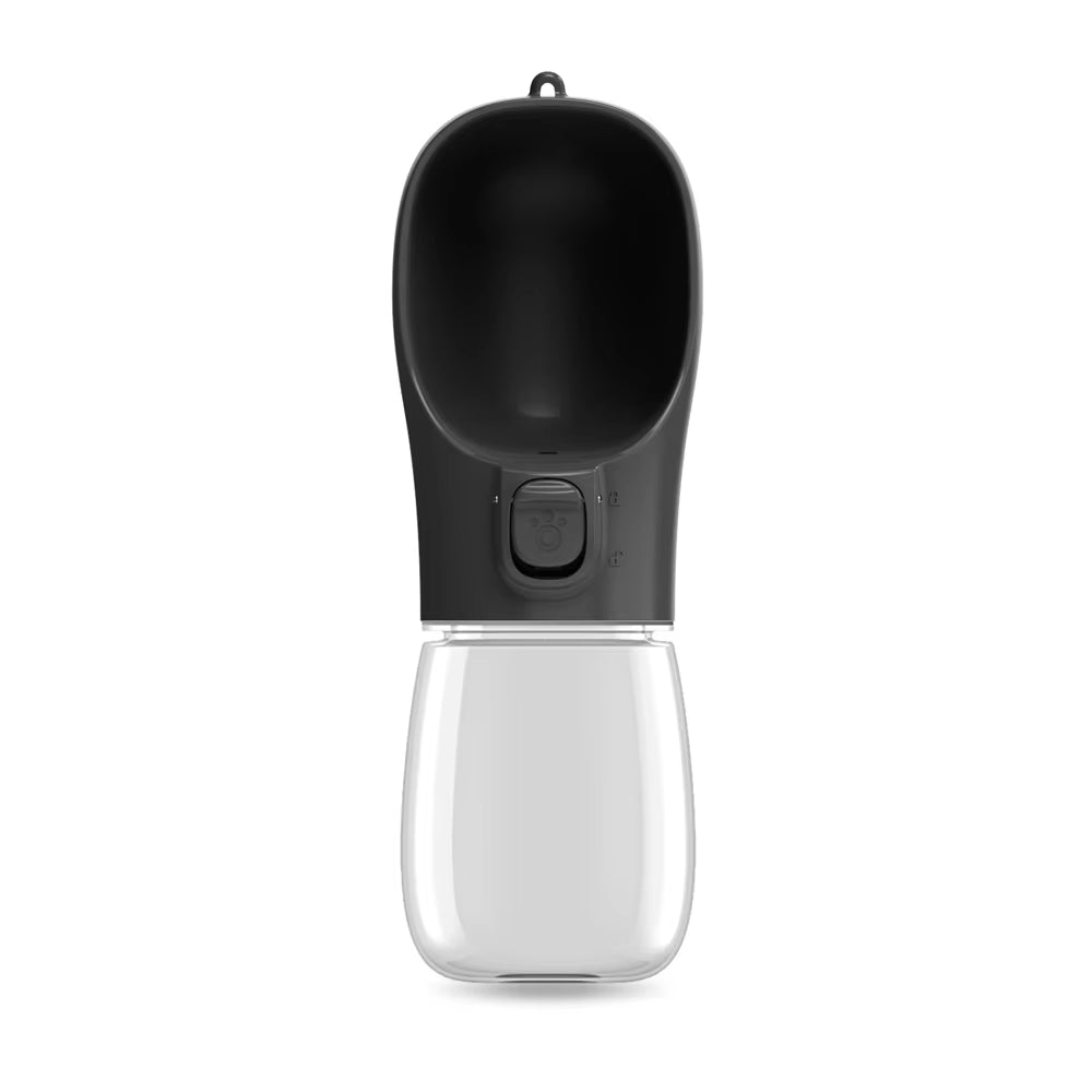 Dog Water Bottle with Built-In Drinking Bowl for Walking, Hiking & Travel