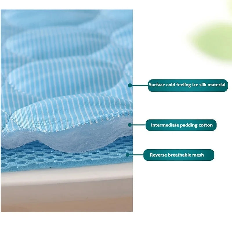 Cooling Dog Mat for Summer – Self Cooling Pet Bed for Dogs & Cats
