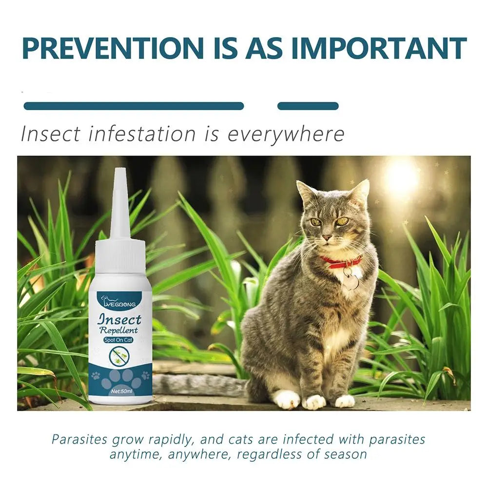 Flea and Tick Treatment Drops for Dogs and Cats – Fast Acting Protection