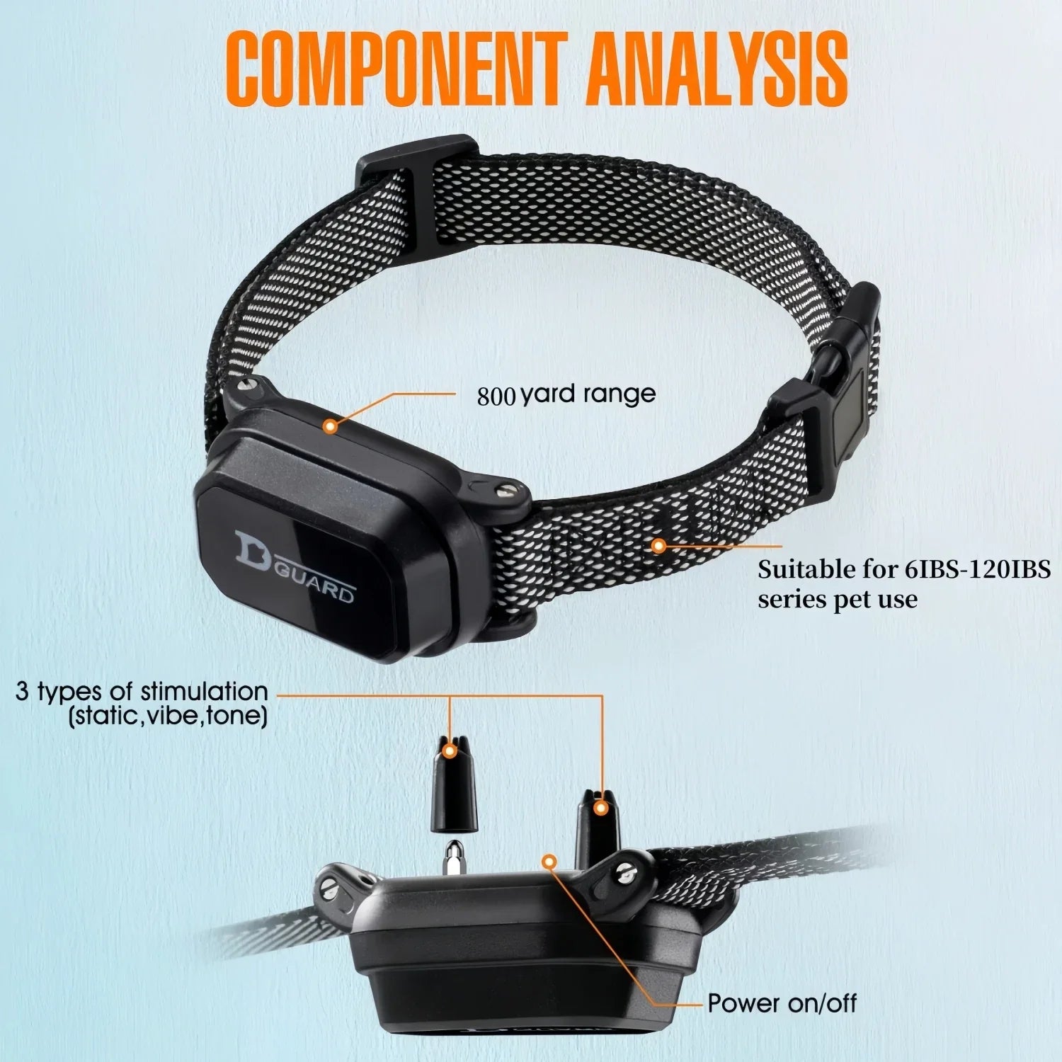 Waterproof Remote Dog Training Collar for Small, Medium & Large Dogs