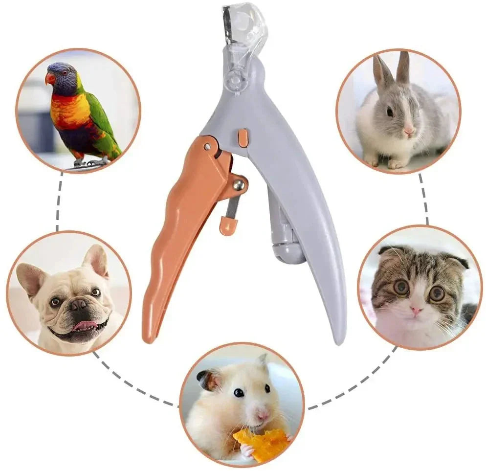 Quick-Safe LED Pet Nail Trimmer for Dogs & Cats