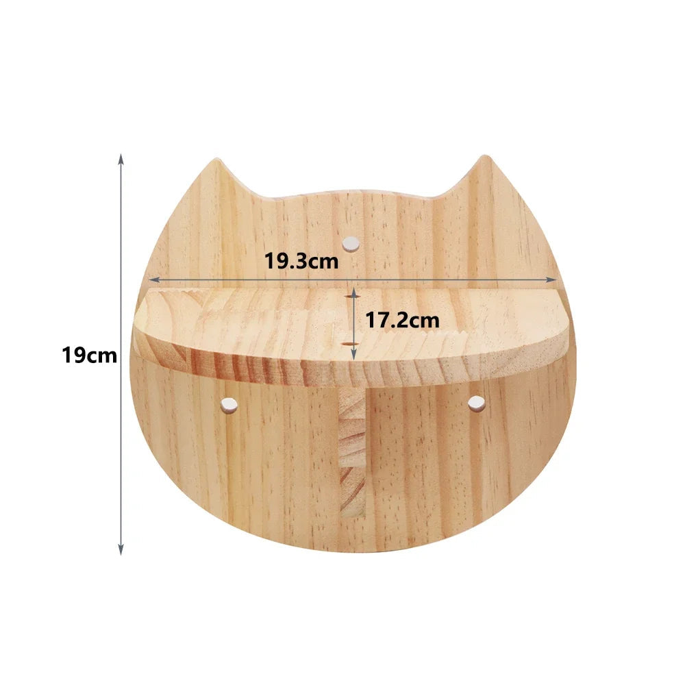 Cat Wall Shelves and Climbing Steps for Indoor Cats – Space Saving Furniture