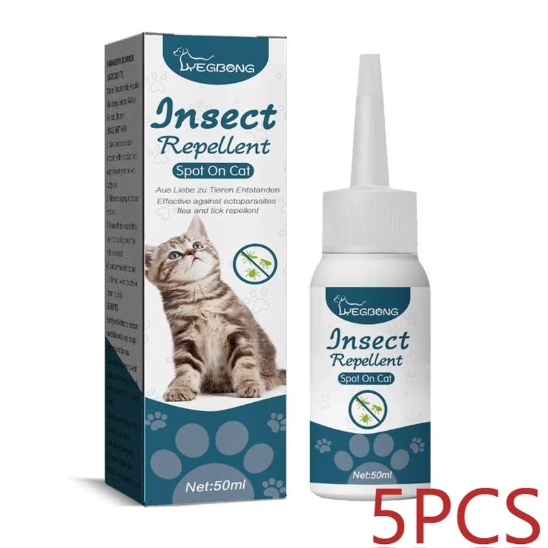 Flea and Tick Treatment Drops for Dogs and Cats – Fast Acting Protection