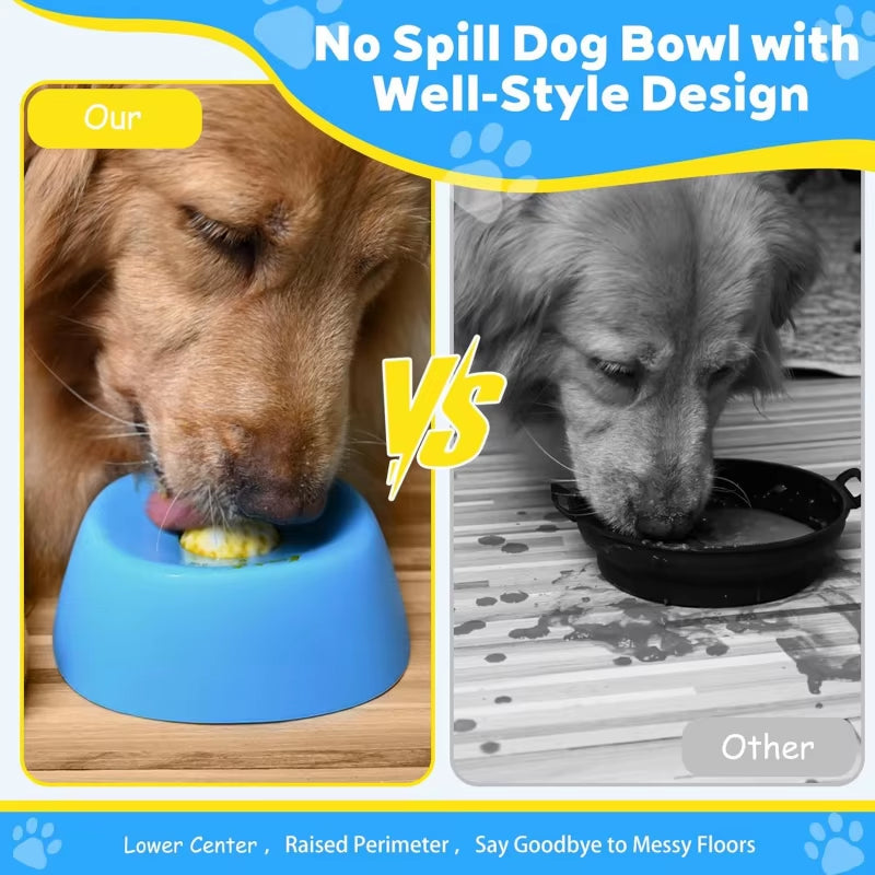 Slow Feeder Dog Bowl for Fast Eaters – Anti-Choking & Digestive Aid