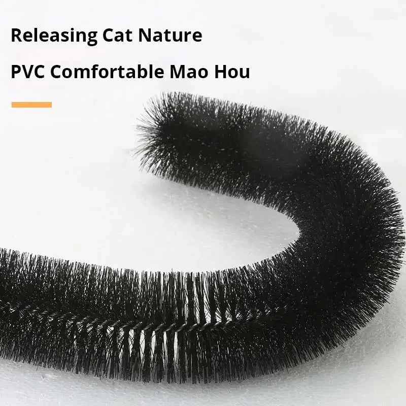 Self Grooming Cat Arch with Massage Brush and Scratching Pad