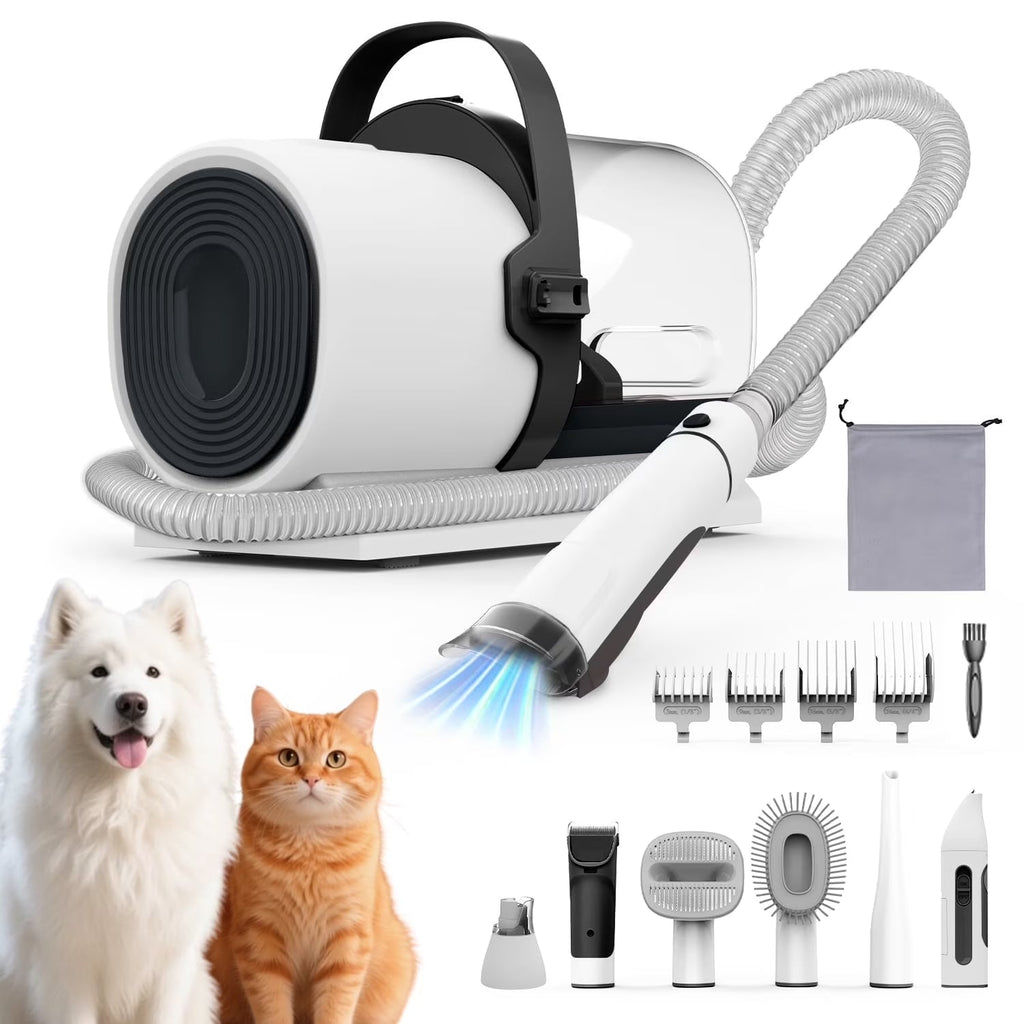 Professional Pet Grooming Vacuum – 7 Tools in 1