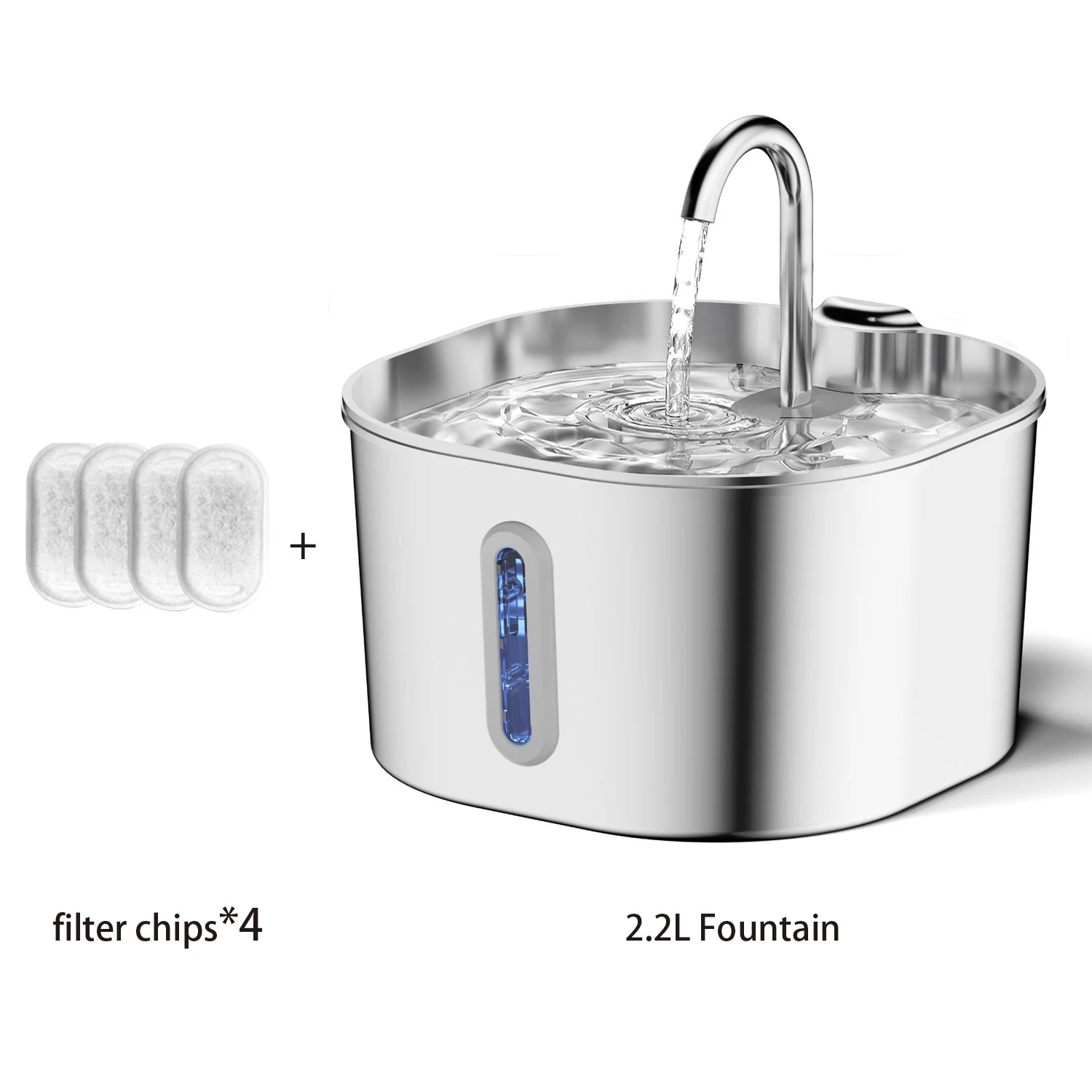 Stainless Steel Pet Water Fountain – Automatic Pet Water Dispenser