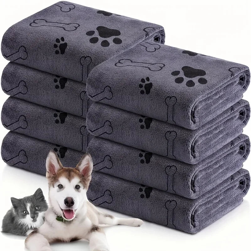 Ultra Absorbent Dog & Cat Drying Towel for Bathing and Grooming